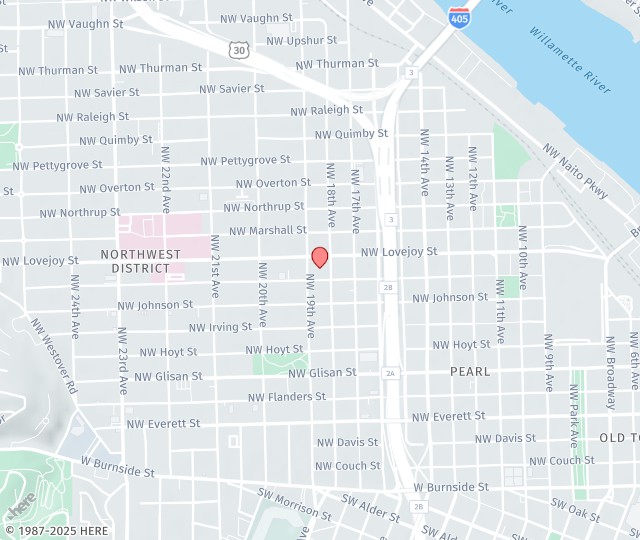 Location Map: 911 NW 18th Avenue Portland, OR 97209