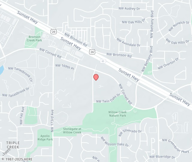 Location Map: 1700 NW 167th Pl Beaverton, OR 97006