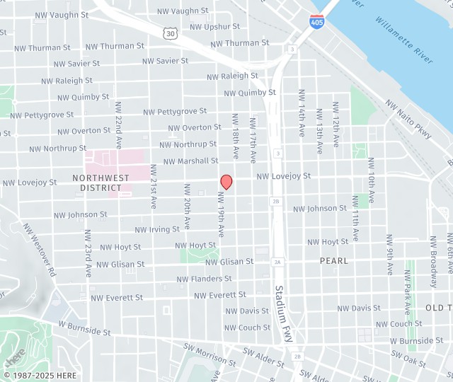 Location Map: 911 NW 18th Avenue Portland, OR 97209