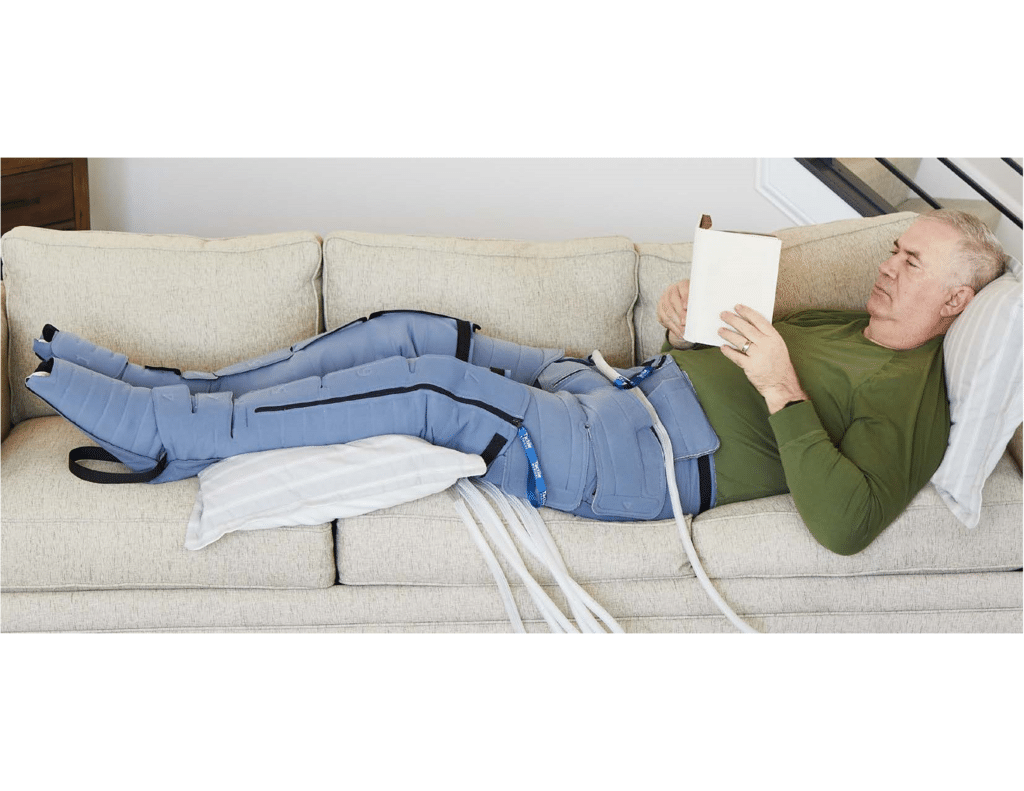 Flexitouch Plus with ComfortEase Bilateral Lower Extremity Treatment Close Up